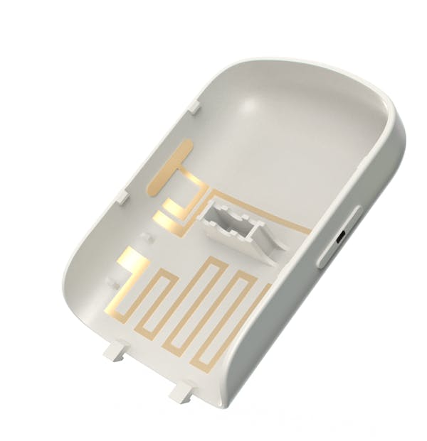 Medical drug delivery patch pump electronics case