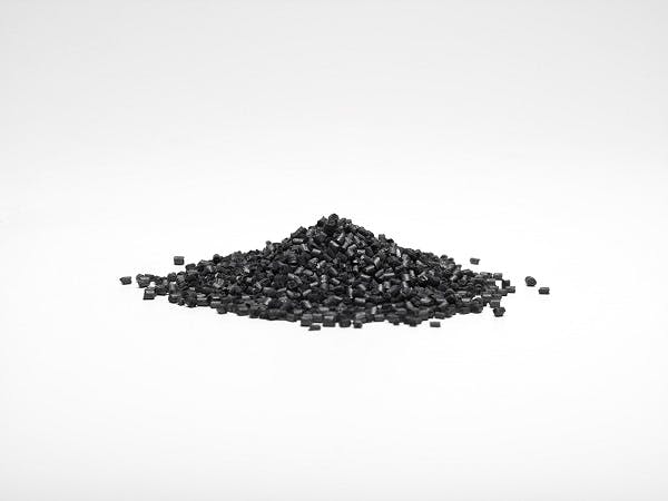 Medical Carbon Fibre granules heap
