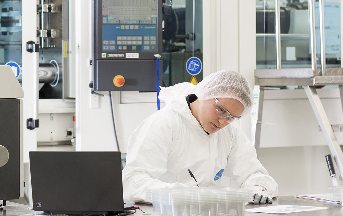 Victrex lab worker 